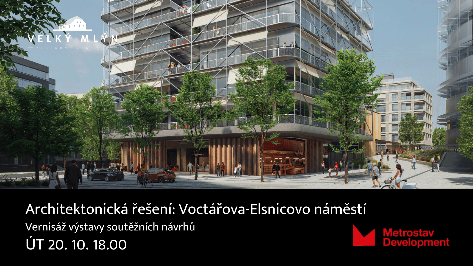 Architektonická řešení: Voctářova-Elsnicovo náměstí – vernisáž
